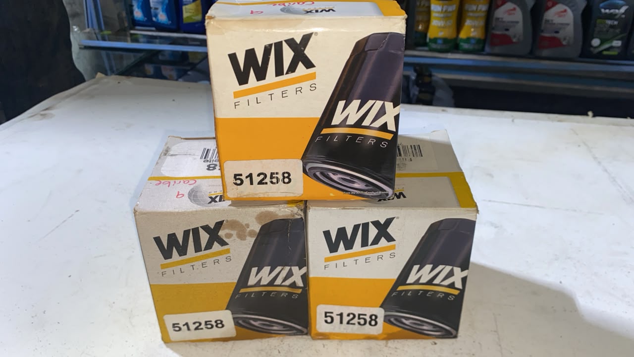 Filtro de aceite Wix 51258 — Jeep (series CJ y Pickups) / Isuzu Caribe 442