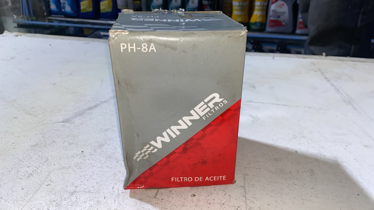 Filtro de aceite Winner PH-8A — Ford F-100/F-150/F-350/Explorer/Ranger/Bronco/Expedition; Toyota Hilux/Land Cruiser/4Runner/Hiace