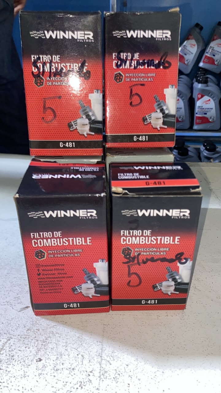 Filtro de gasolina Winner G-482 — Chevrolet Silverado/Cheyenne/Tahoe/Avalanche/Blazer; Daewoo Cielo/Racer