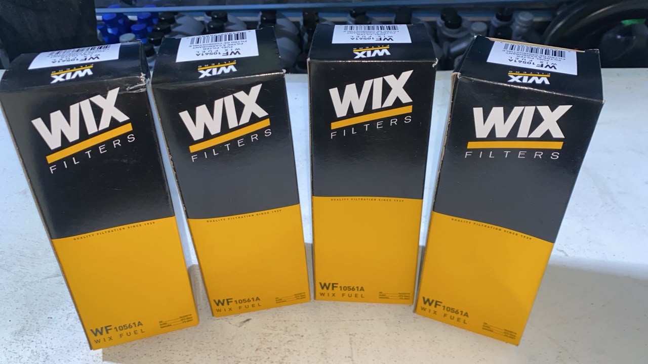 Filtro de gasolina Wix 10561A — Chevrolet Aveo/Optra/Spark/Corsa/Onix/Jimny; Fiat Palio; Chery QQ/Tiggo