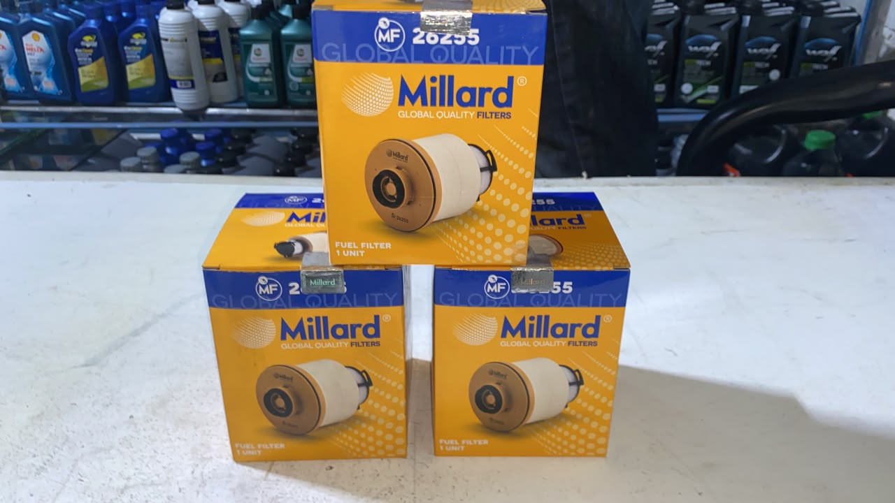 Filtro diésel Millard 26255 — Toyotas 2015 en adelante