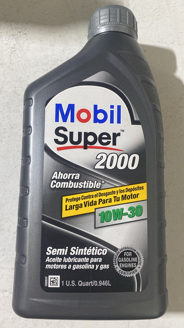 Aceite 10W30 semi sintético Mobil