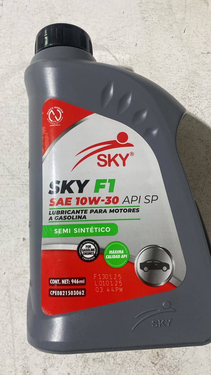 Aceite 10W30 semi sintético Sky