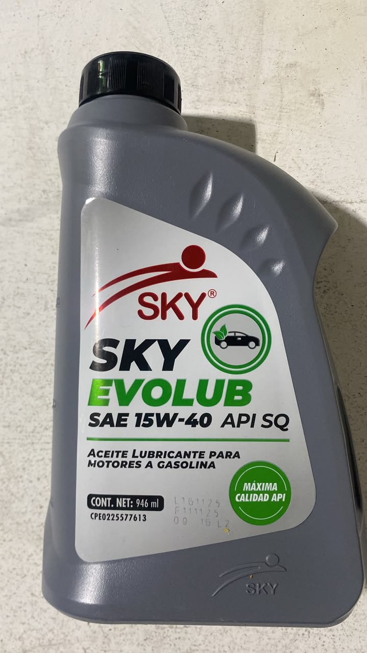 Evolub 15W40 semi sintético Sky