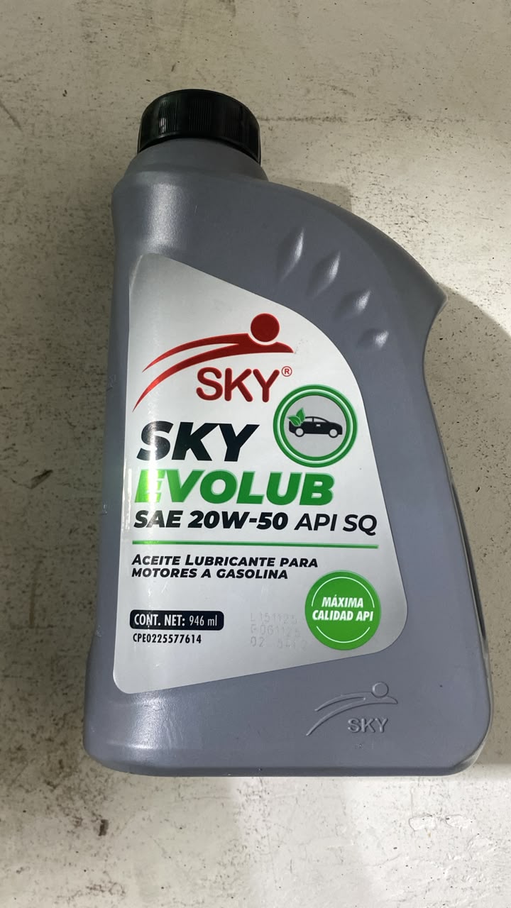 Evolub 20W50 semi sintético Sky
