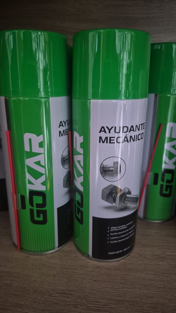 Ayudante mecánico (afloja/lubrica) Gokar