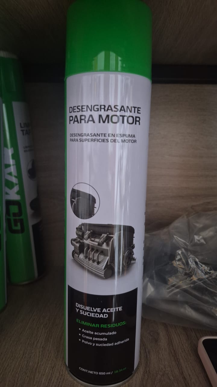 Desengrasante para motor Gokar