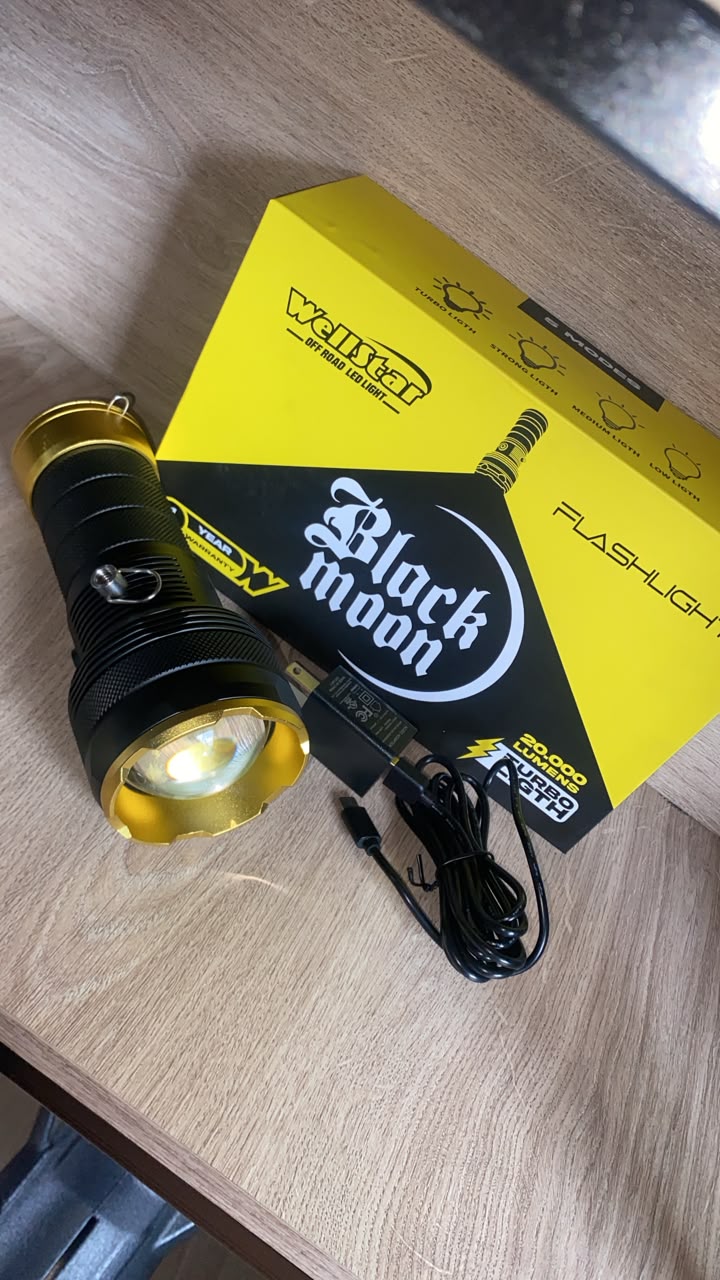 Lámpara Flashlight 20.000 Lumens Wellstar
