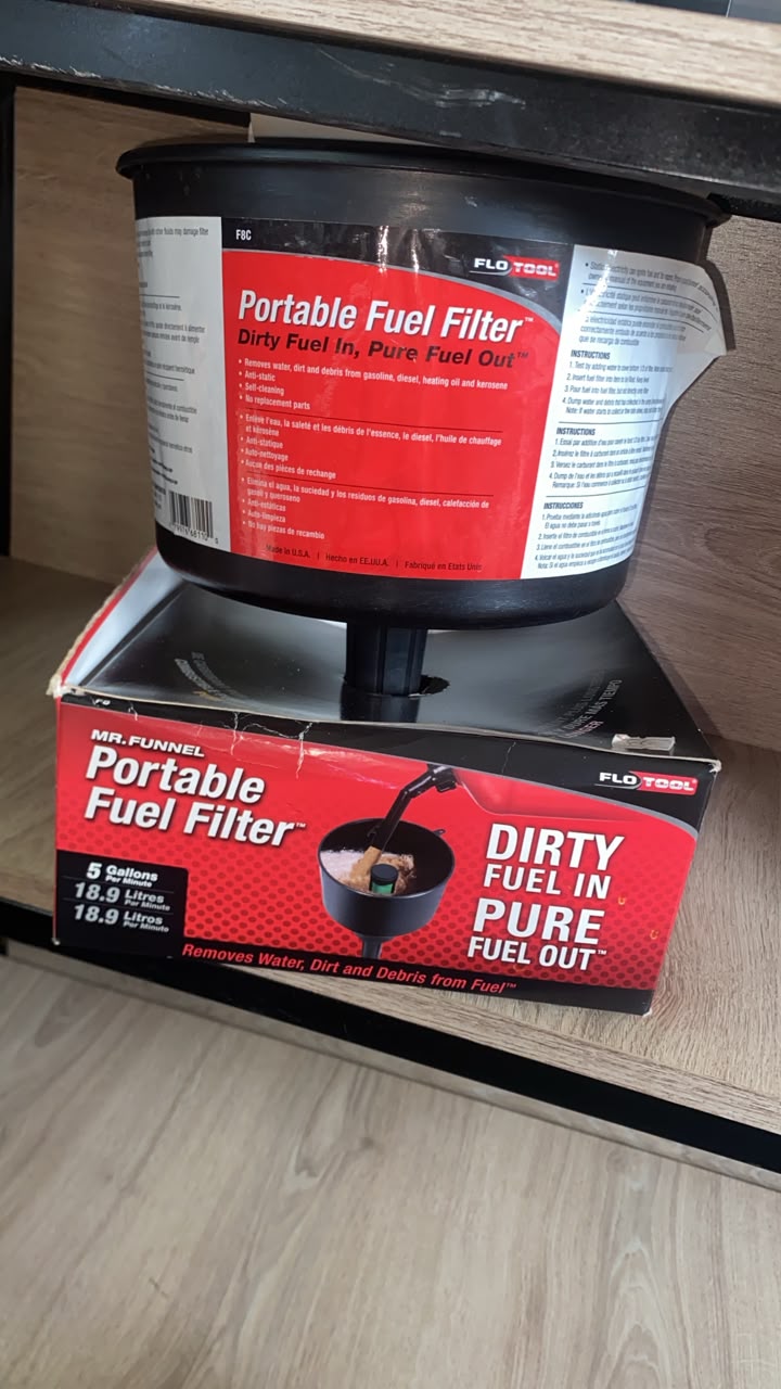 Filtro de combustible portátil F8C 18.8 L