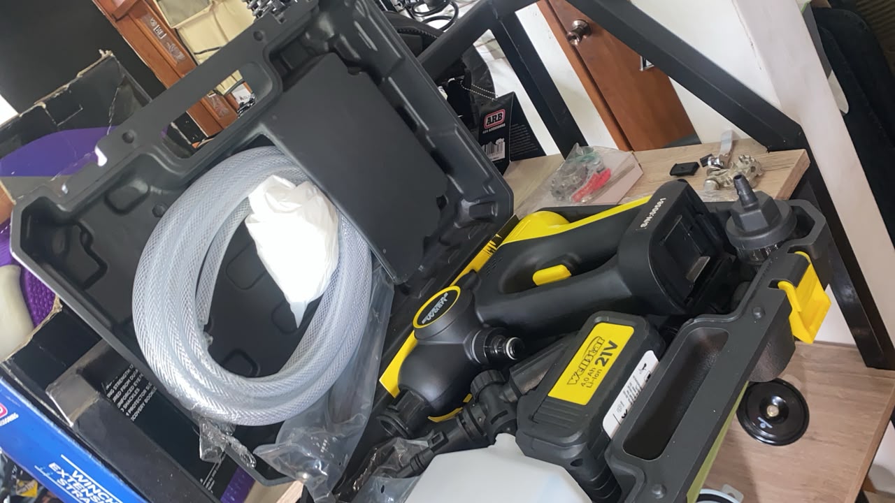 Hidrojet con maleta inalámbrico batería 21V recargable Wellstar