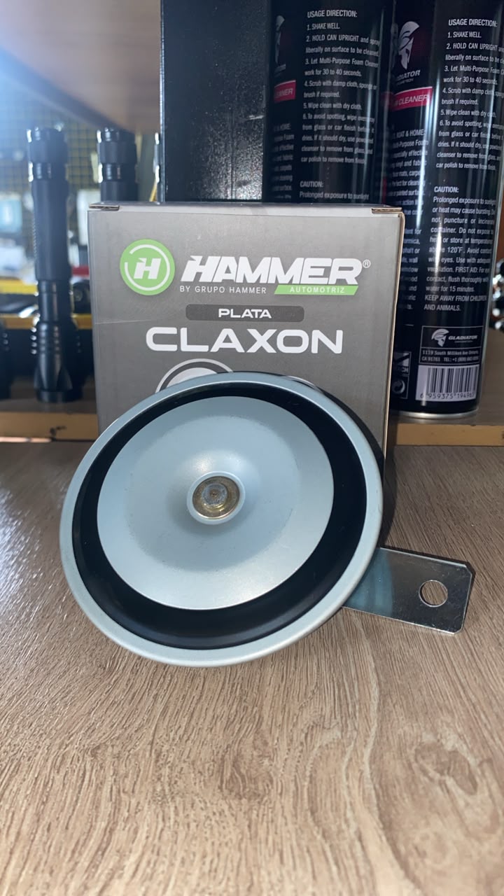 Corneta plata claxon 12V Hammer